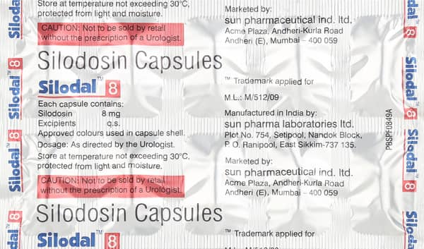 सिलोडाल 8 कैप्सूल