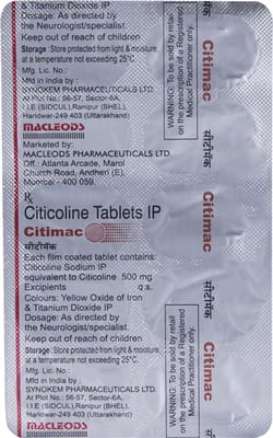 Citimac 500mg Strip Of 10 Tablets