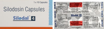 Silodal 4mg Strip Of 10 Capsules