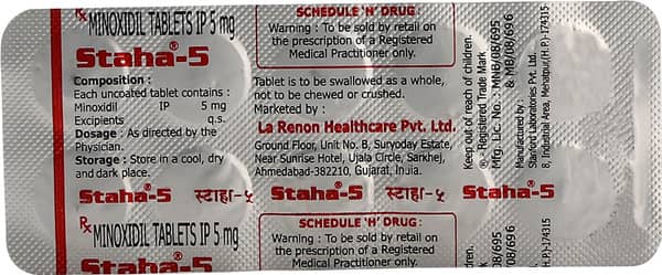 Staha 5mg Strip Of 10 Tablets