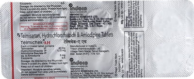 Telmichek Ah Strip Of 10 Tablets