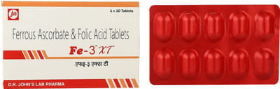 Fe 3 Xt Strip Of 10 Tablets