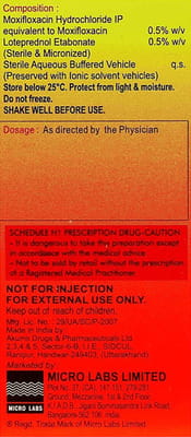 Moxigram Lx Bottle Of 5ml Eye Drops