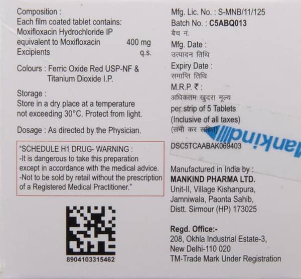 Mahaflox-400 Tablet