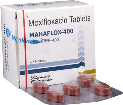 Mahaflox 400mg Strip Of 5 Tablets