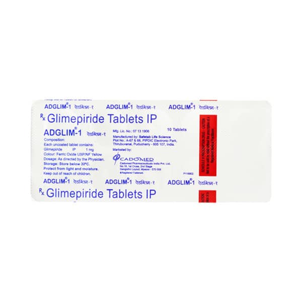 Adglim 1mg Strip Of 10 Tablets