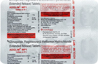 Adglim Mp1 Strip Of 10 Tabletss