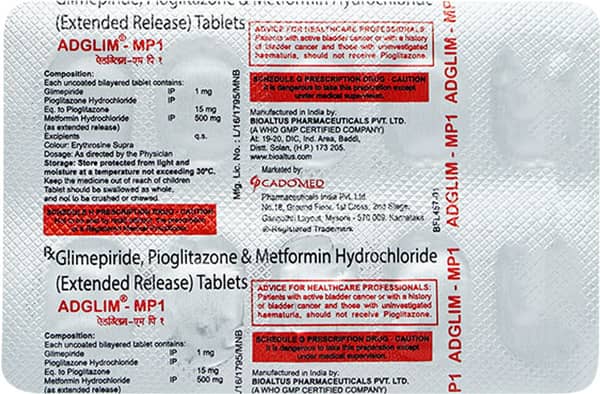 Adglim Mp1 Strip Of 10 Tabletss