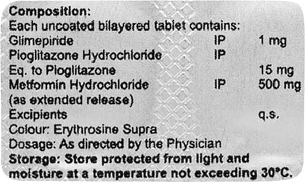 Adglim Mp1 Strip Of 10 Tabletss
