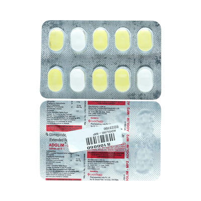 Adglim Mp 2mg Strip Of 10 Tablets