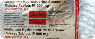 Monomet Xl 500mg Strip Of 10 Tablets