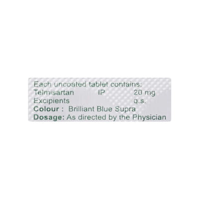 Telicad 20mg Strip Of 10 Tablets
