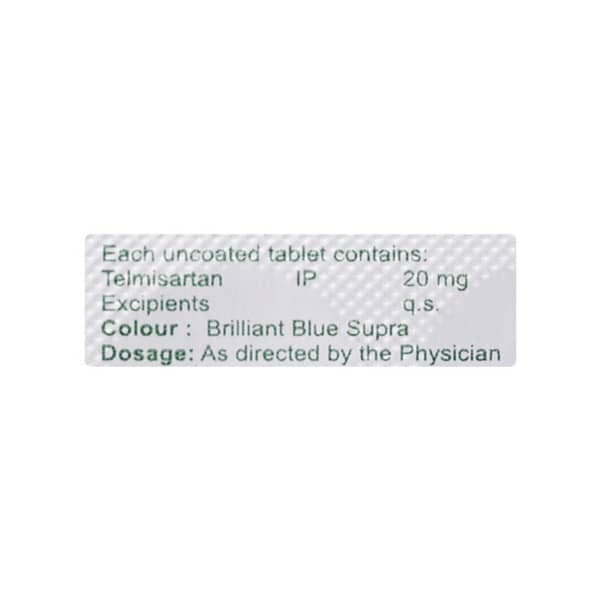 Telicad 20Mg Strip Of 10 Tablets