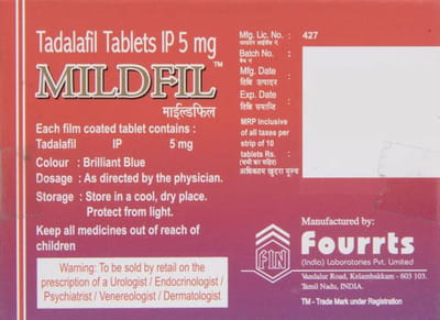 Mildfil 5mg Strip Of 10 Tablets