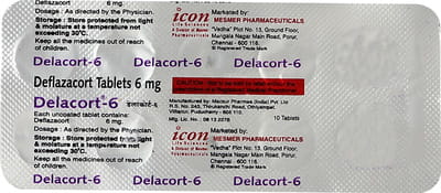 Delacort 6mg Strip Of 10 Tablets
