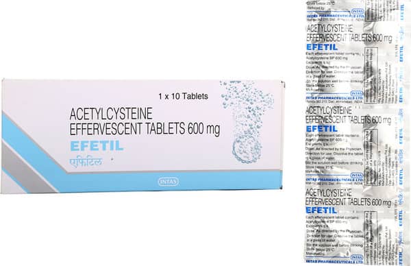 Efetil 600Mg Strip Of 10 Effervescent Tablets