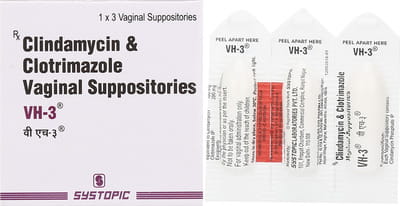 Vh 3 Strip Of 3 Vaginal Suppositories