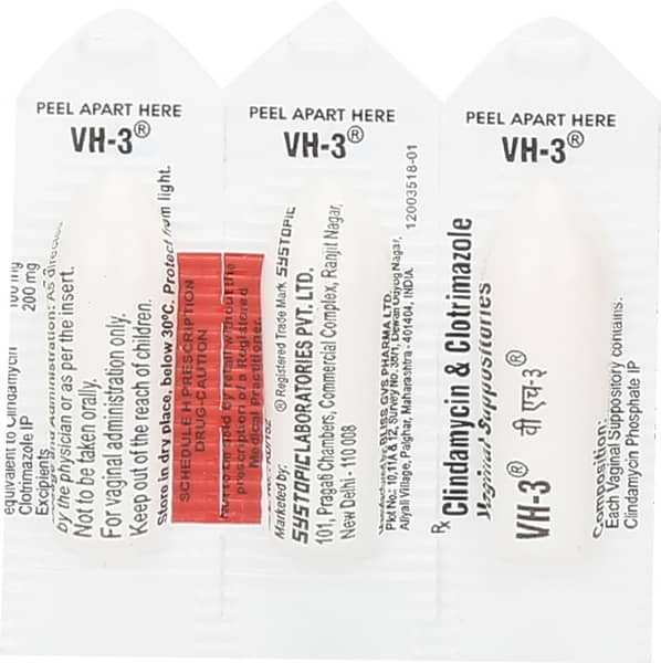 Vh 3 S Vaginal Suppositories