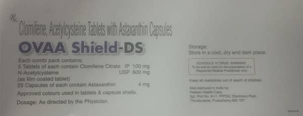 Ovaa Shield Ds Strip Of 30 Capsule And Tablet Combikit