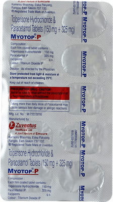 Myotop P Strip Of 10 Tablets
