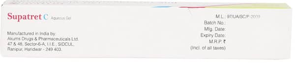 Supatret C Tube Of 15gm Gel