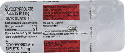 Glycolate 1mg Strip Of 10 Tablets