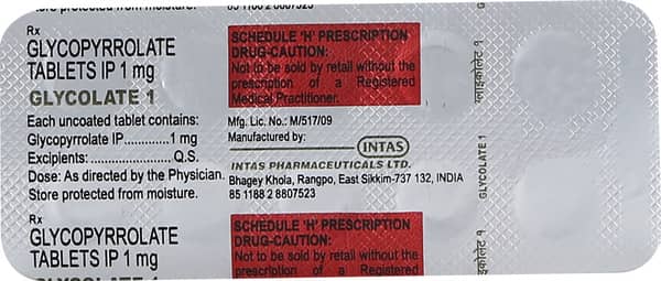 Glycolate 1mg Strip Of 10 Tablets