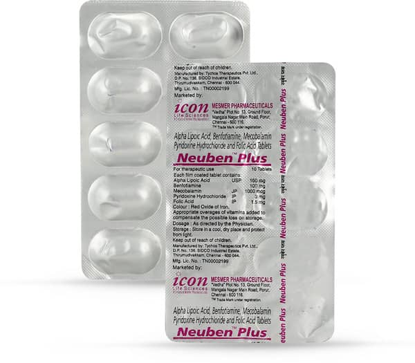 Neuben Plus Strip Of 10 Tablets