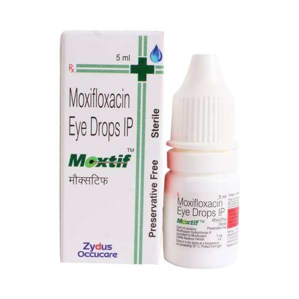 Moxtif Bottle Of 5ml Eye Drops