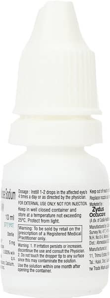 Zyaqua Bottle Of 10ml Eye Drops