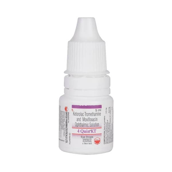 4 Quin Kt Bottle Of 5ml Eye Drops