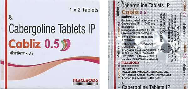 Cabliz 0.5mg Strip Of 2 Tablets