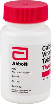 Thyrocal D3 Bottle Of 30 Tablets