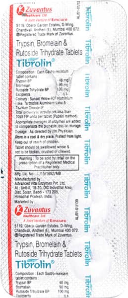 Tibrolin Strip Of 10 Tablets