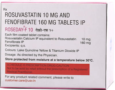 Roseday F 10mg Strip Of 10 Tablets
