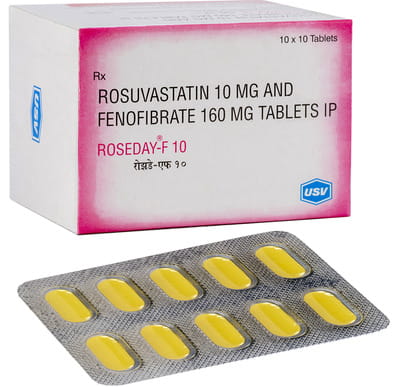 Roseday F 10mg Strip Of 10 Tablets