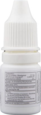 Bimat Ls Bottle Of 3ml Eye Drops