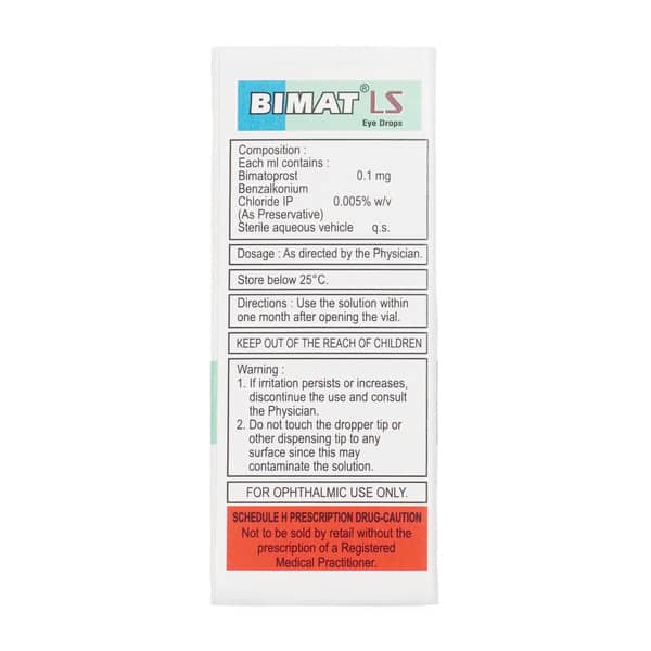 Bimat Ls Bottle Of 3Ml Eye Drops