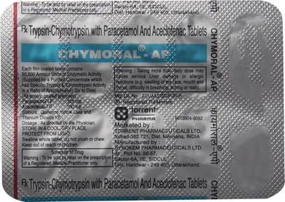 Chymoral Ap Strip Of 10 Tablets