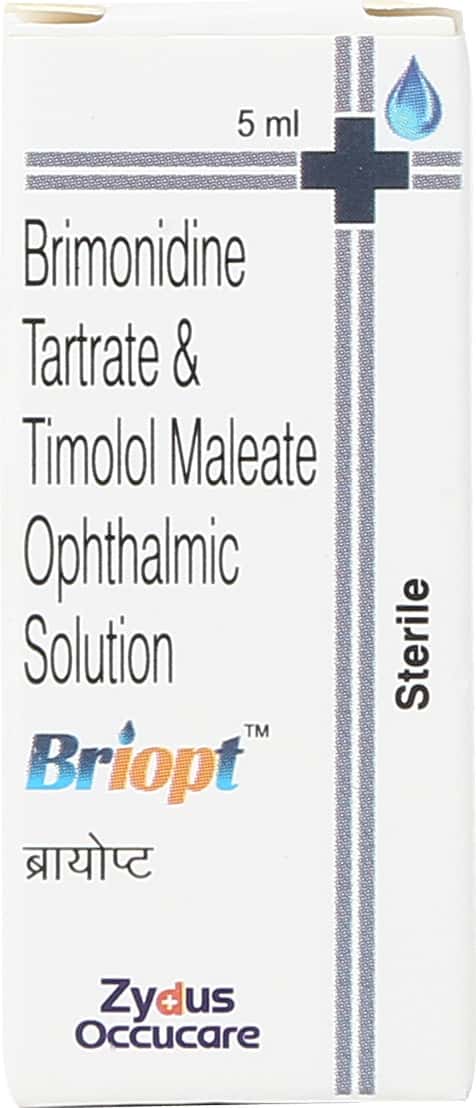 Briopt Bottle Of 5ml Eye Drops: Uses, Side Effects, Price & Dosage ...