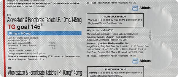 Tggoal 145Mg Strip Of 10 Tablets