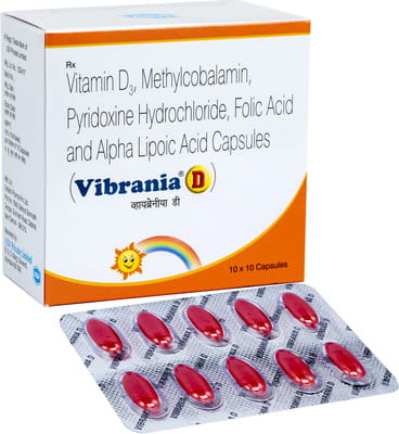 Vibrania D Strip Of 10 Capsules