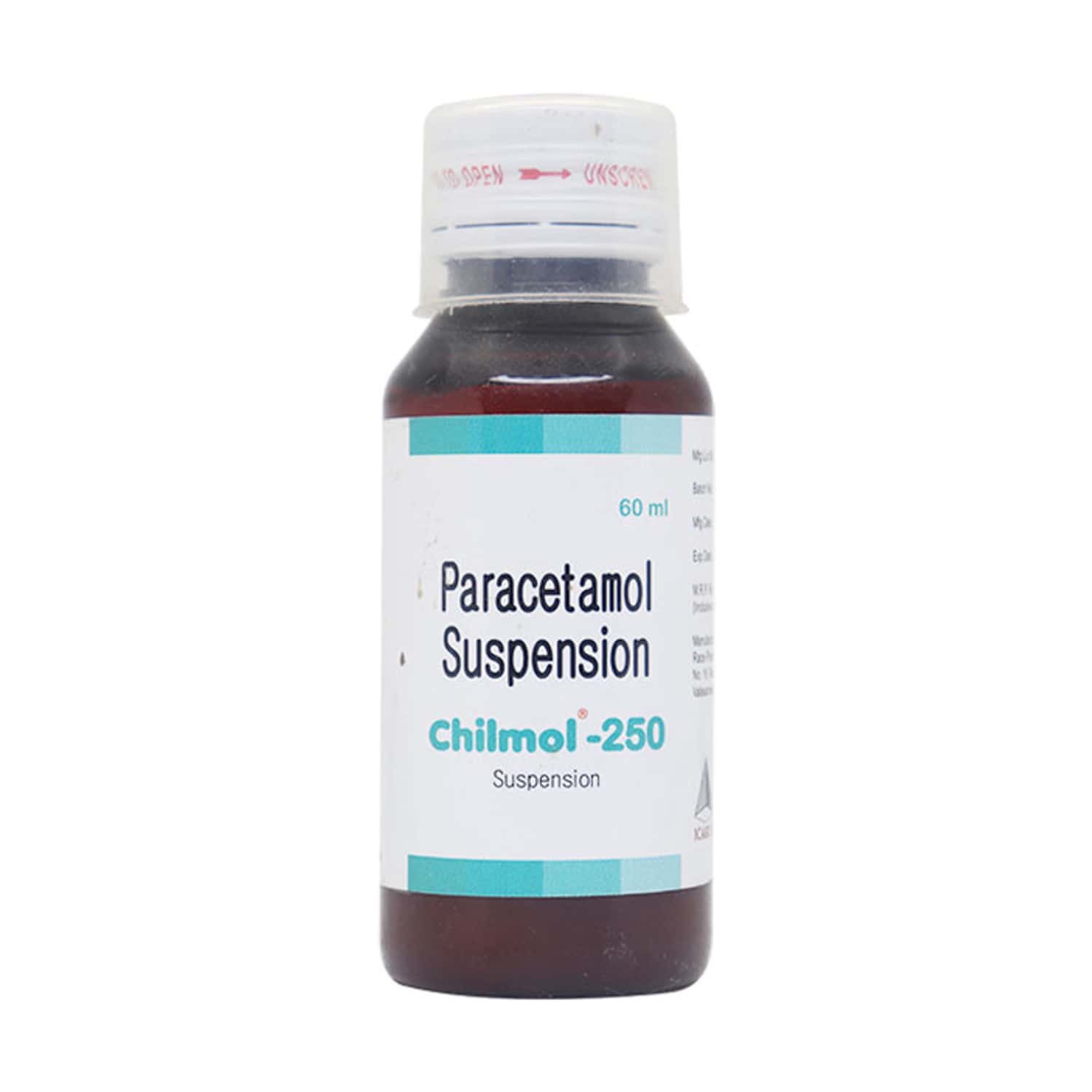 Chilmol 250 MG Suspension (60): Uses, Side Effects, Price & Dosage ...