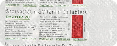 Daztor 20mg Strip Of 10 Tablets