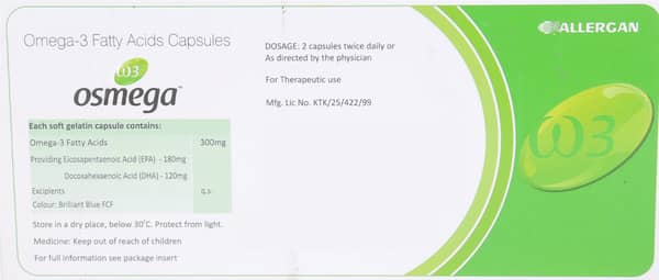 Osmega Strip Of 30 Capsules