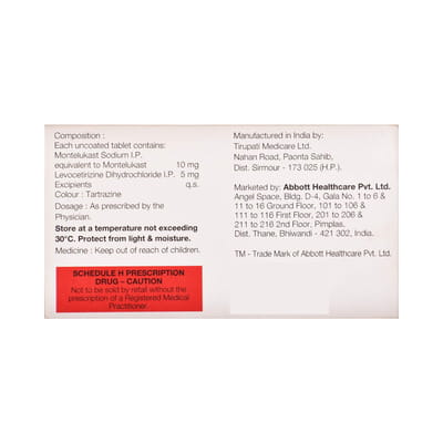 Allerdest M Strip Of 10 Tablets