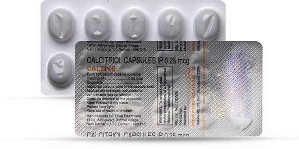 Caltive 0.25mcg Strip Of 10 Capsules