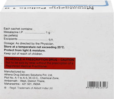 Rowasa 1gm Sachet Of 1852mg Pellets