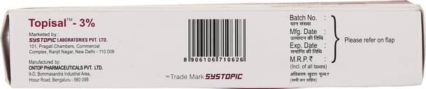 Topisal 3% Tube Of 30gm Ointment