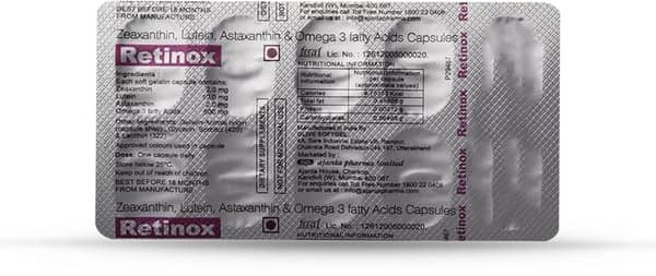 Retinox Strip Of 10 Capsules